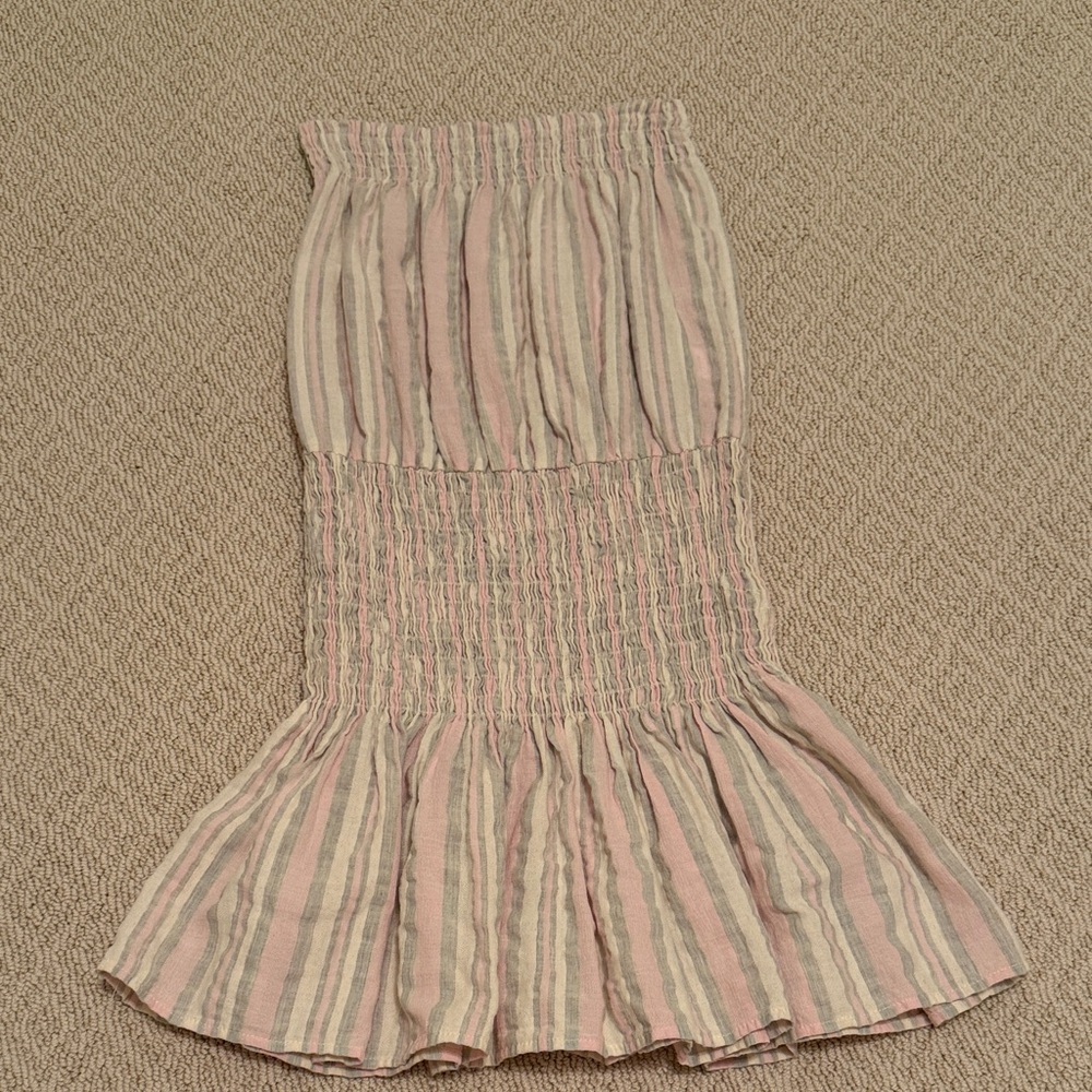 Blue Life Pink and Cream Striped Mini Dress